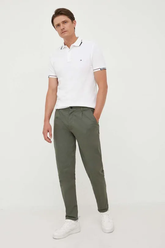 Παντελόνι Calvin Klein πράσινο
