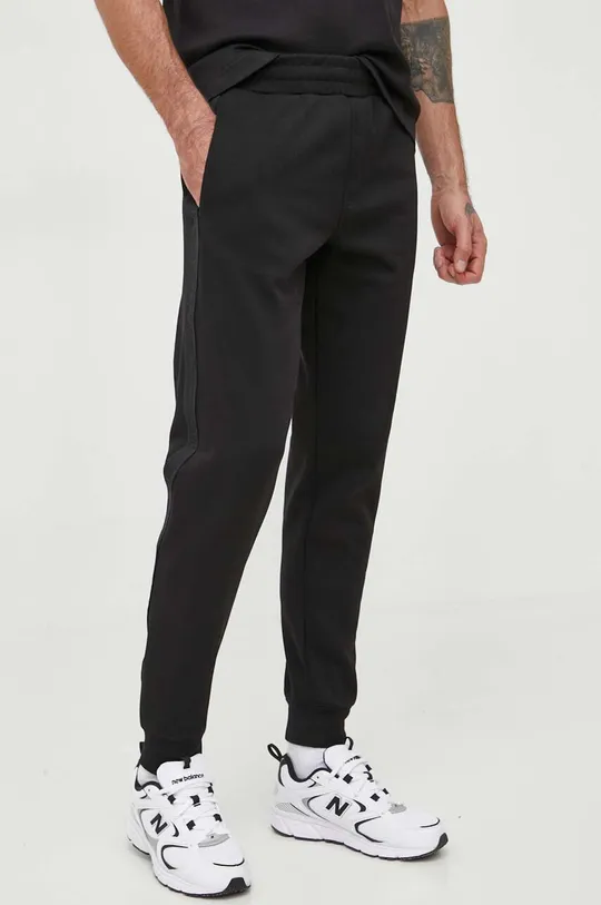 μαύρο Παντελόνι φόρμας Calvin Klein Ανδρικά