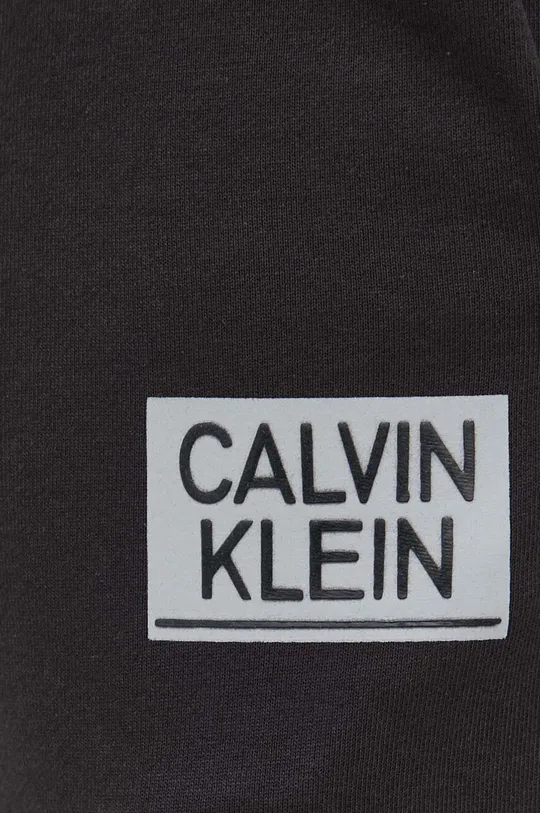 μαύρο Βαμβακερό παντελόνι Calvin Klein