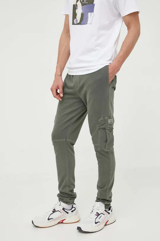 πράσινο Βαμβακερό παντελόνι Pepe Jeans McGray Ανδρικά