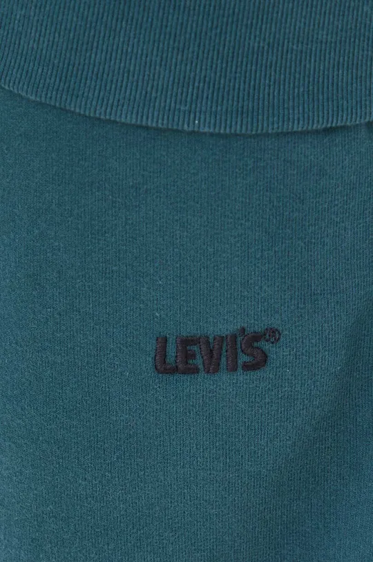 turkusowy Levi's spodnie dresowe bawełniane