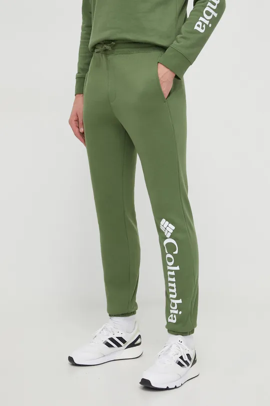 zielony Columbia spodnie dresowe Trek Męski