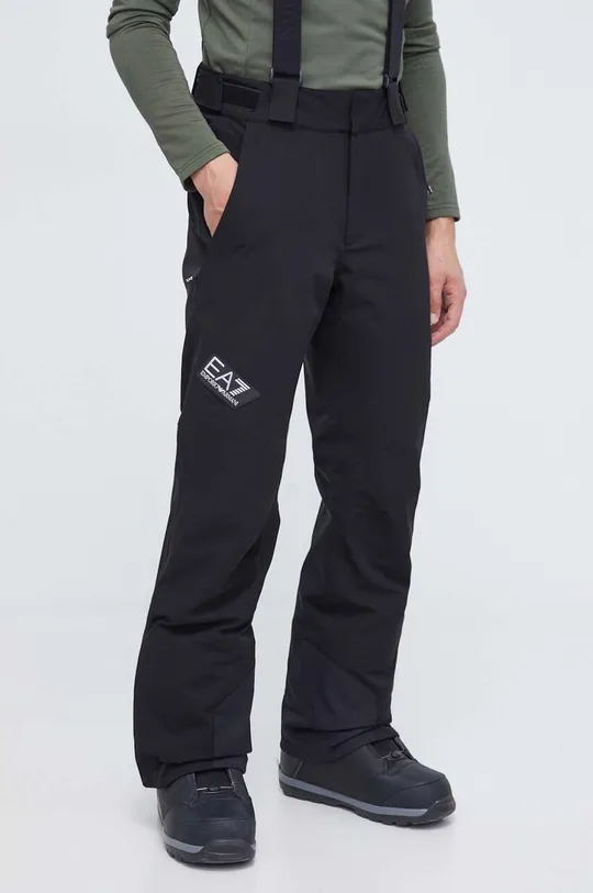 črna Smučarske hlače EA7 Emporio Armani