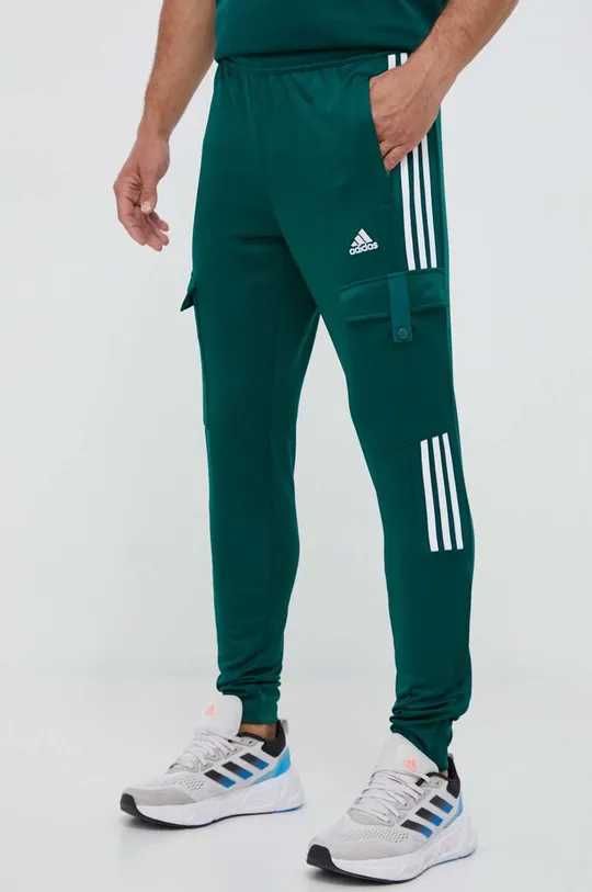 зелёный Спортивные штаны adidas Мужской