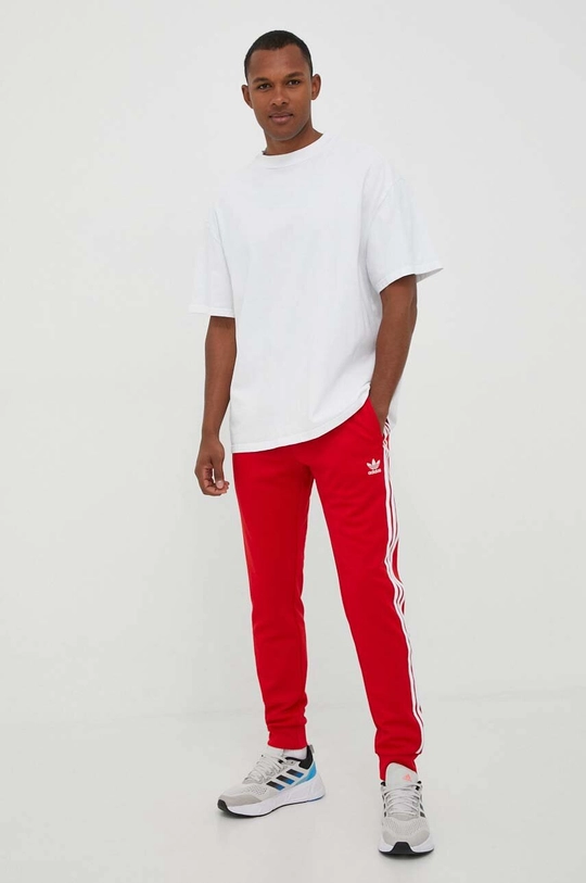 adidas Originals joggers rosso