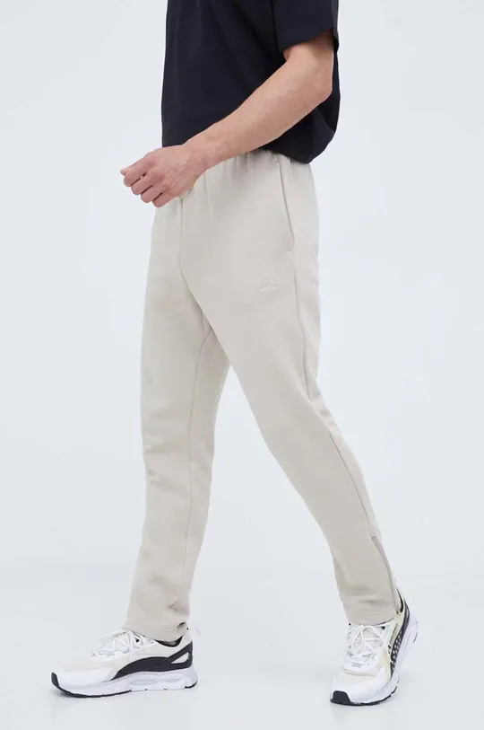 beżowy adidas spodnie dresowe Męski