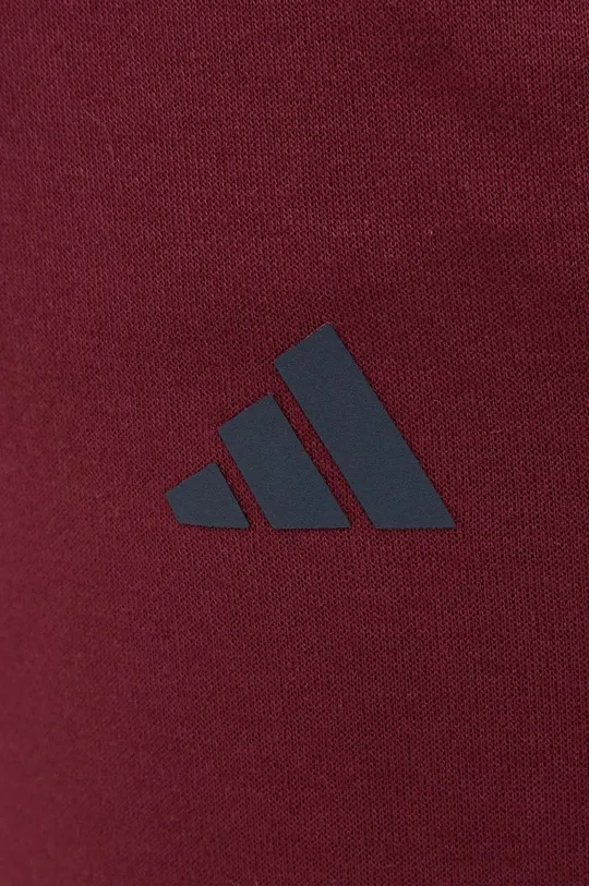 burgundské Tréningové nohavice adidas Performance Base