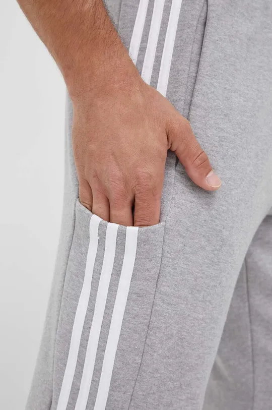 сірий Бавовняні спортивні штани adidas