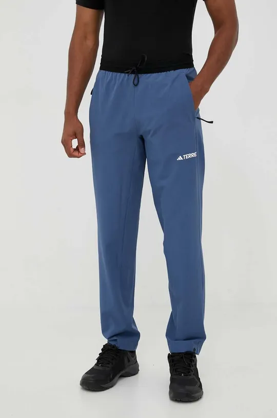 modrá Turistické nohavice adidas TERREX Liteflex Pánsky
