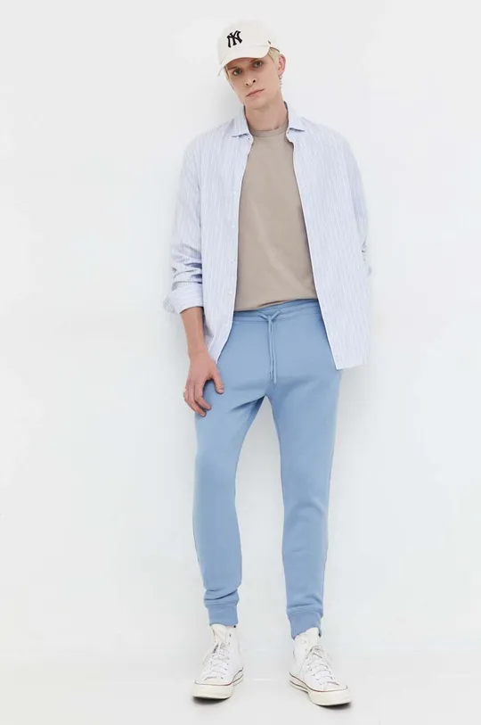 Hollister Co. spodnie dresowe niebieski