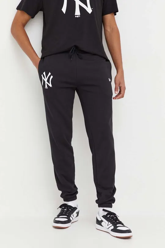 czarny New Era spodnie dresowe Męski