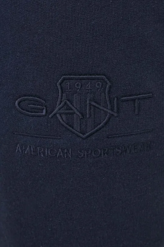 granatowy Gant spodnie dresowe bawełniane