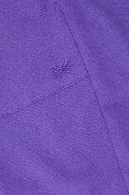 violetto United Colors of Benetton pantaloni da jogging in cotone