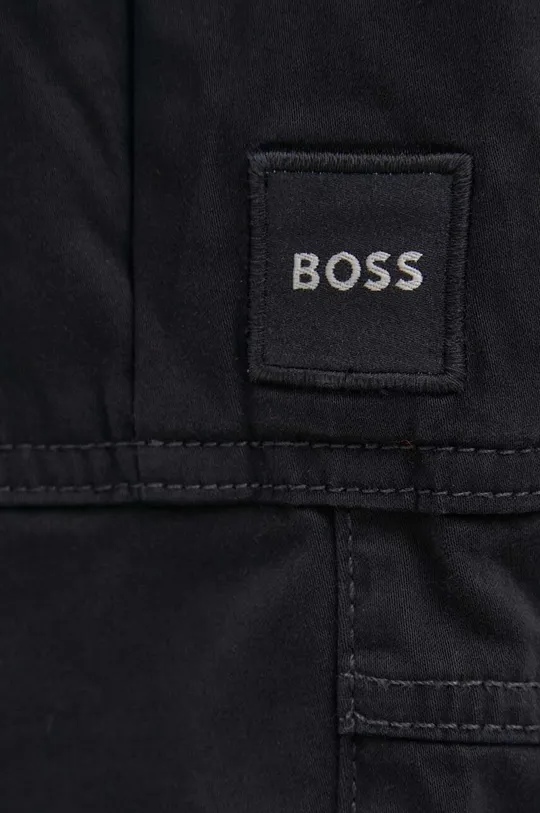fekete Boss Orange nadrág BOSS ORANGE