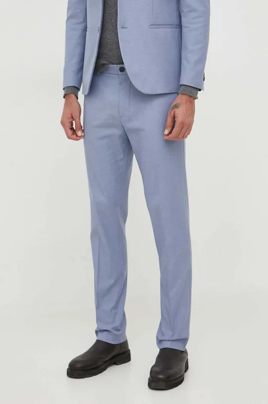 niebieski Sisley spodnie Męski