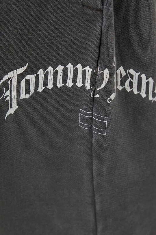 γκρί Βαμβακερό παντελόνι Tommy Jeans