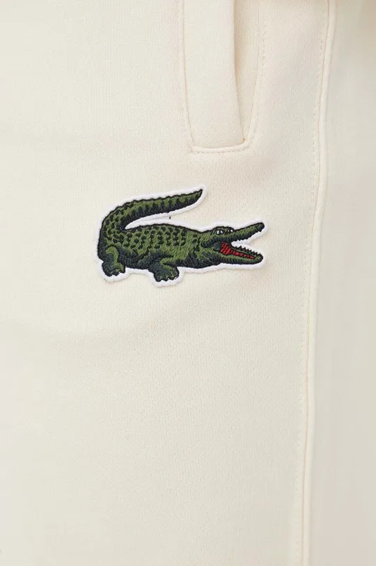 μπεζ Βαμβακερό παντελόνι Lacoste