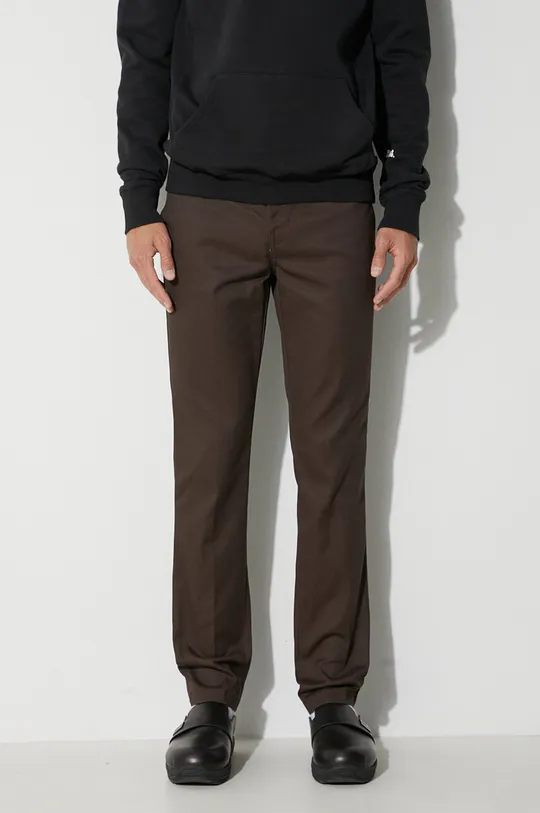 Dickies trousers Basic material: 65% Polyester, 35% Cotton Pocket lining: 75% Polyester, 25% Cotton