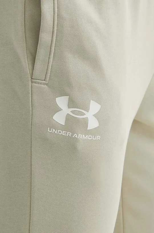 beige Under Armour joggers