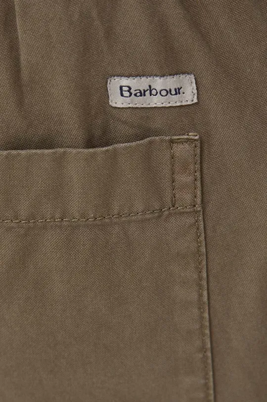 πράσινο Βαμβακερό παντελόνι Barbour