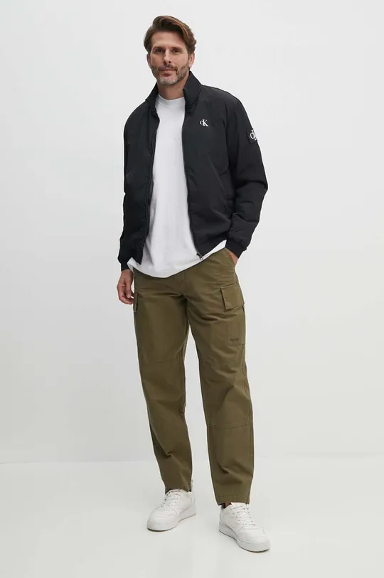 Barbour cotton trousers green