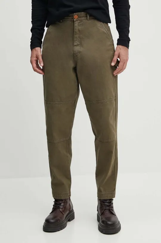 verde Barbour pantaloni de bumbac De bărbați