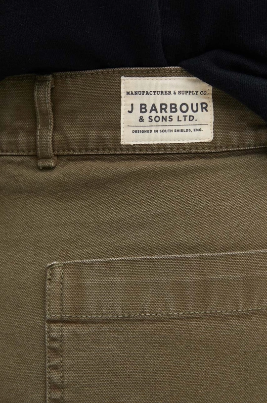 зелёный Хлопковые брюки Barbour