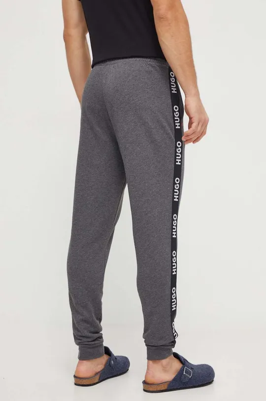 HUGO pantaloni lounge in cotone grigio