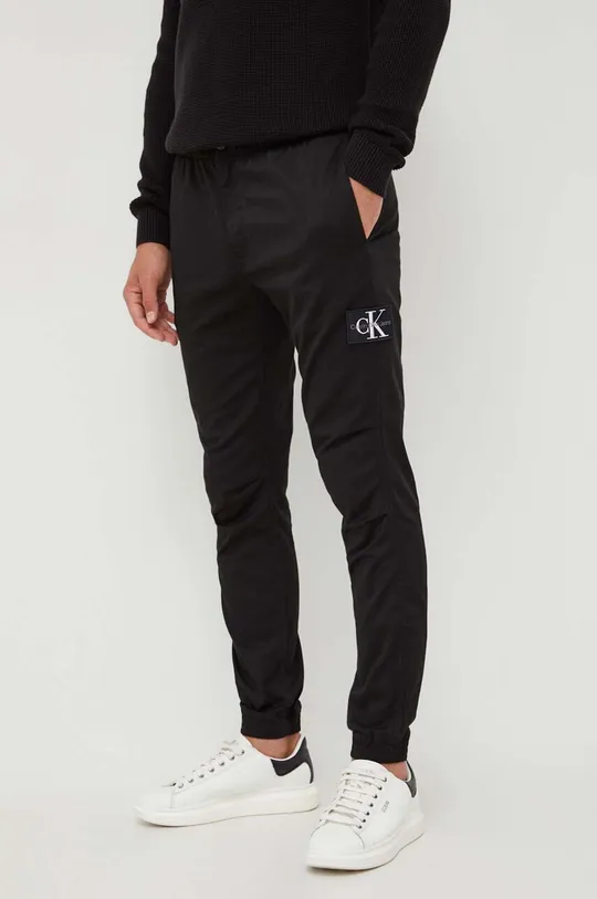 črna Hlače Calvin Klein Jeans Moški
