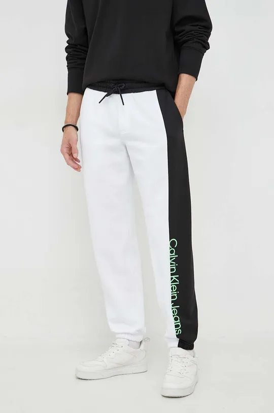 λευκό Παντελόνι φόρμας Calvin Klein Jeans Ανδρικά