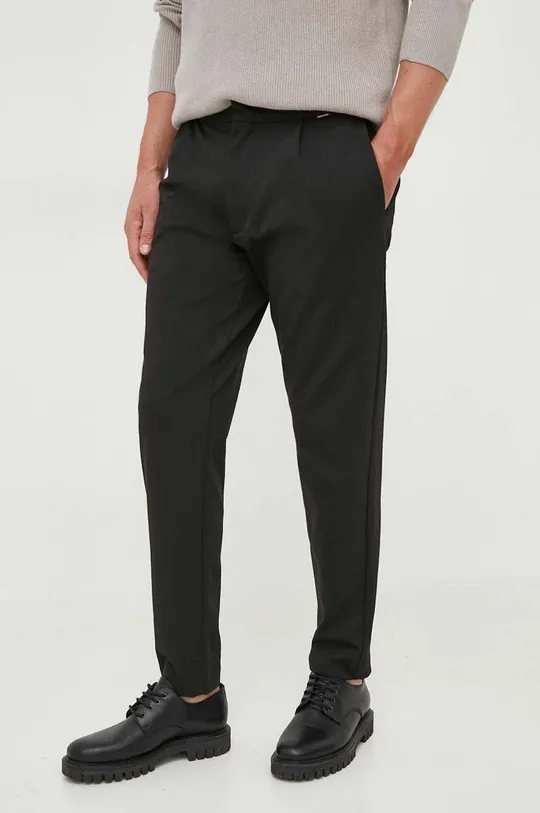 μαύρο Παντελόνι φόρμας Calvin Klein Ανδρικά