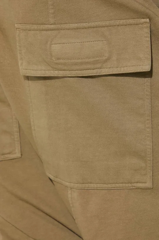 zielony Rick Owens spodnie dresowe bawełniane