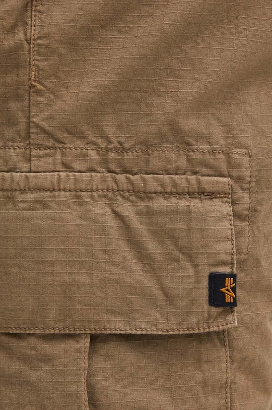 beige Alpha Industries pantaloni in cotone