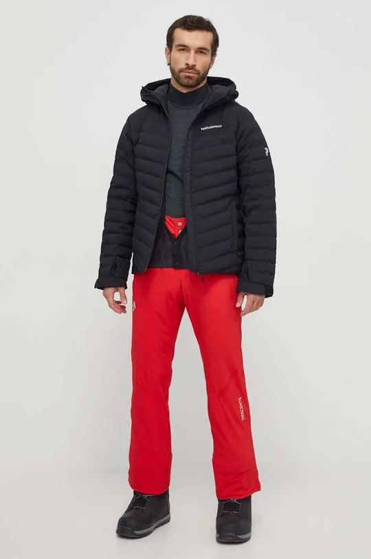 Descente pantaloni da sci Swiss rosso