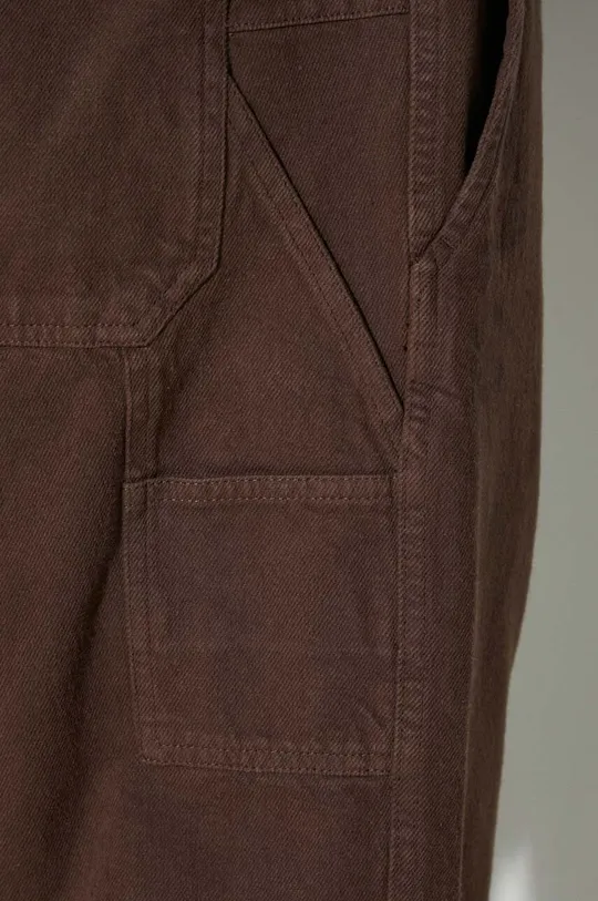 коричневый Хлопковые брюки A.P.C.