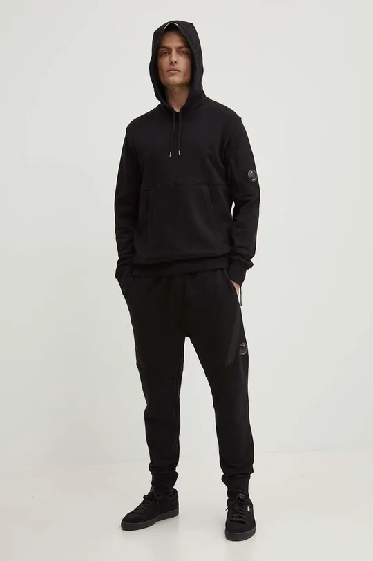 Бавовняні спортивні штани C.P. Company чорний
