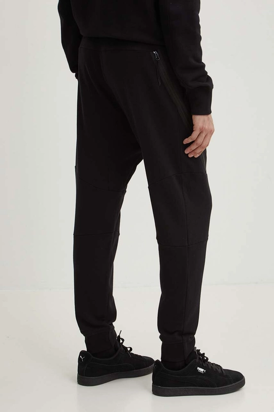 C.P. Company pantaloni da jogging in cotone DIAGONAL RAISED FLEECE ZIPPED TRACK PANTS 100% Cotone