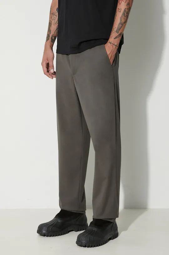 green Norse Projects wool blend trousers Ezra Relaxed Cotton Wool Twill Trouser