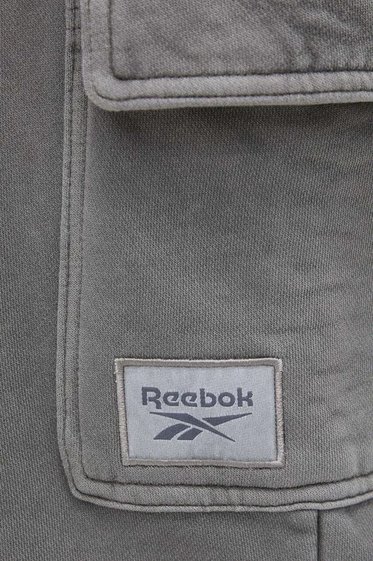 szary Reebok Classic spodnie dresowe