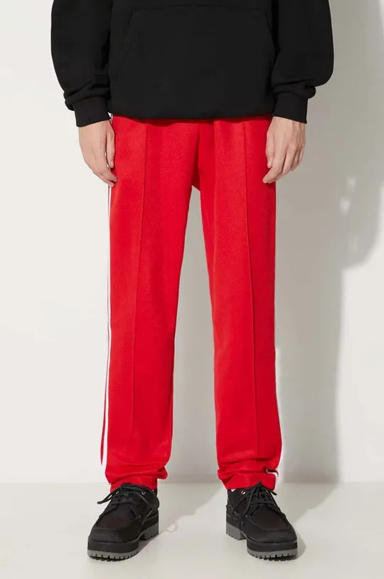 czerwony adidas Originals spodnie dresowe Adicolor Classics Beckenbauer Męski