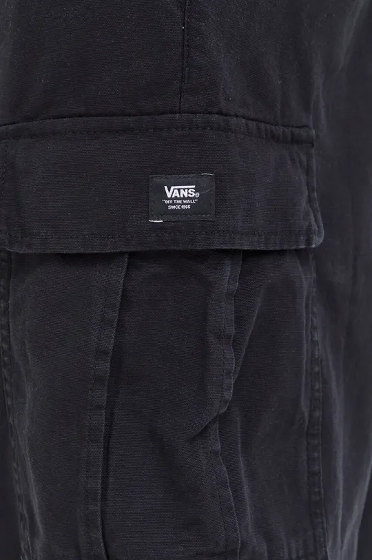 μαύρο Βαμβακερό παντελόνι Vans