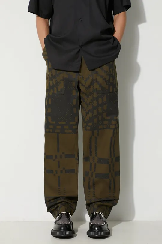 green Engineered Garments cotton trousers Fatigue Pant Men’s