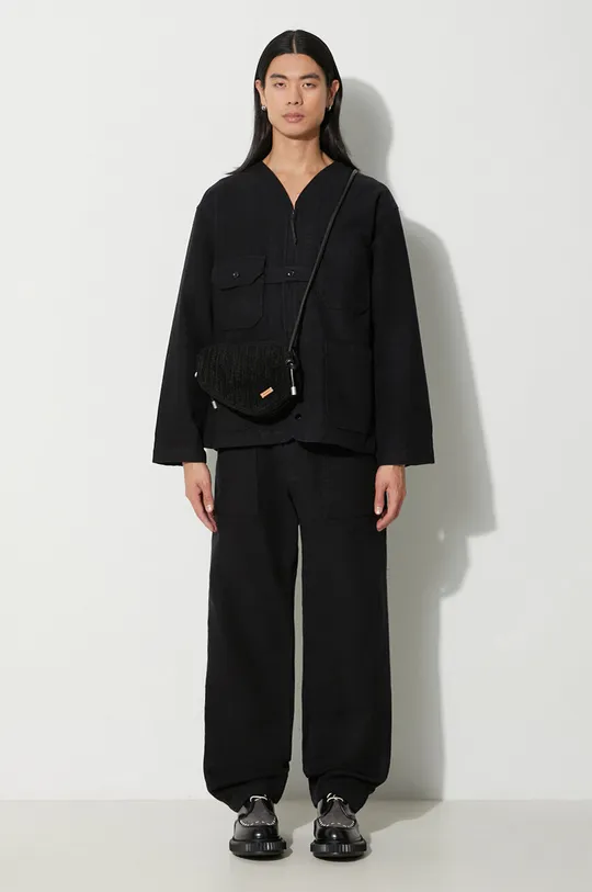 Engineered Garments spodnie bawełniane Fatigue Pant czarny