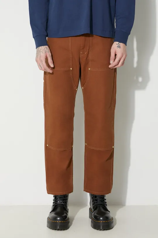 maro Human Made pantaloni de bumbac Duck Painter De bărbați