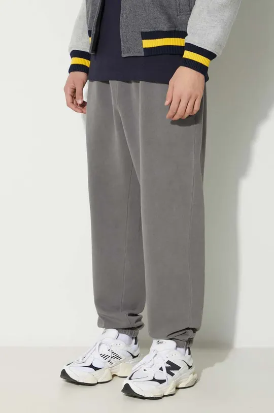 grigio Lacoste pantaloni da jogging in cotone