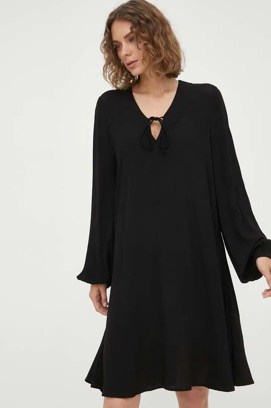 črna Obleka Bruuns Bazaar Lilli Lavina Ženski
