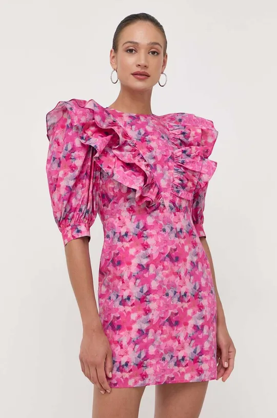 ροζ Βαμβακερό φόρεμα Custommade Γυναικεία