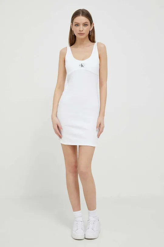 белый Платье Calvin Klein Jeans