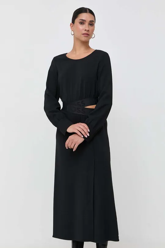 czarny BOSS sukienka