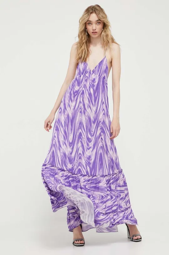Платье Rotate фиолетовой